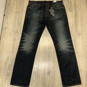Guess Men's Dark Wash Straight Jeans